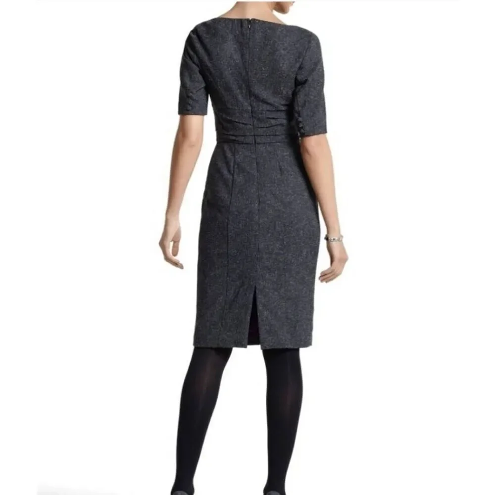 White House Black Market tweed sheath dress size 10 - Picture 3 of 11